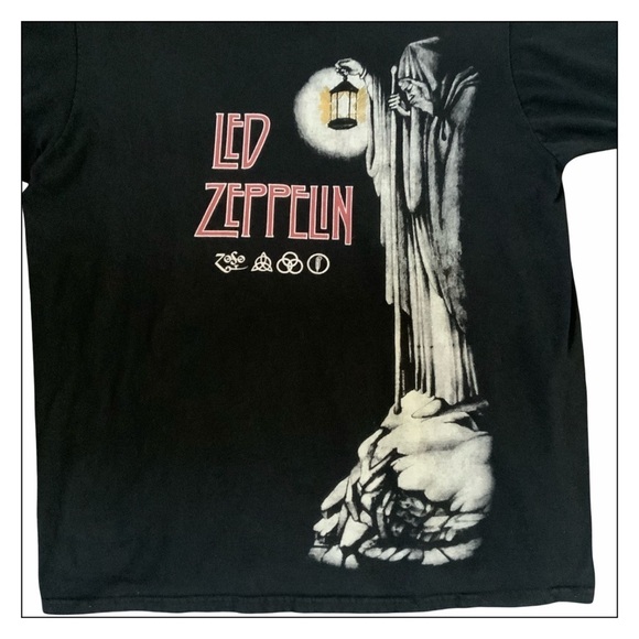 Vintage Led Zeppelin Black Tee - Picture 2 of 2